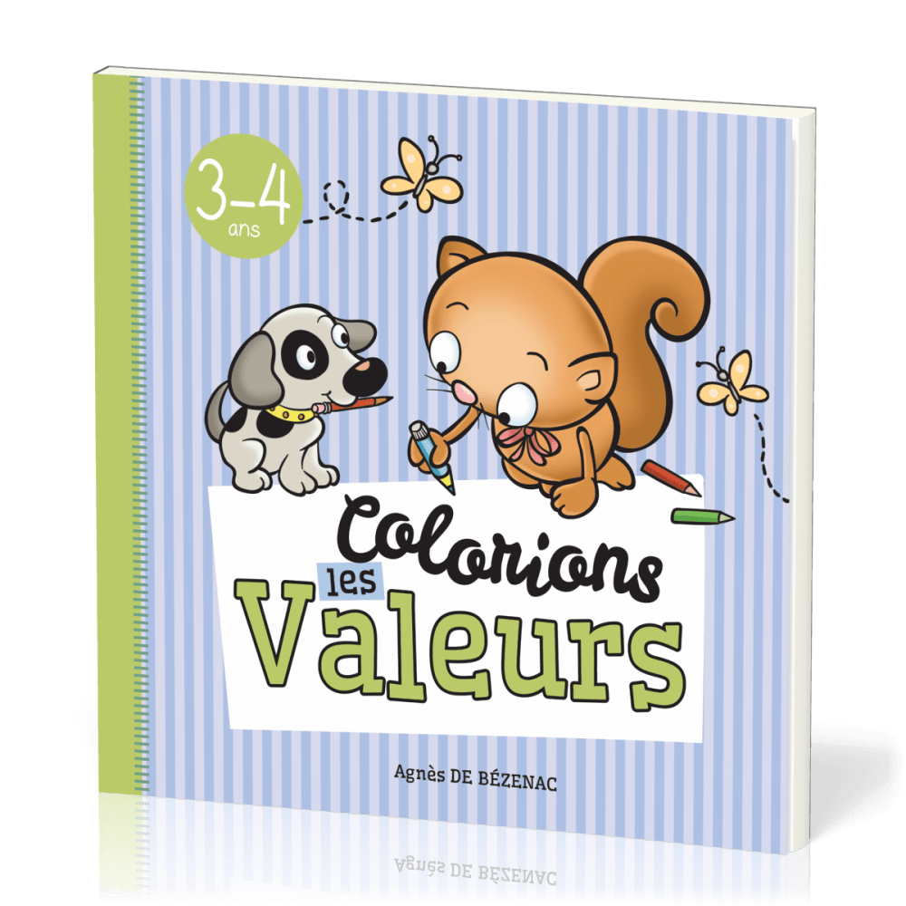 Colorions les valeurs - âge: 3-4 ans