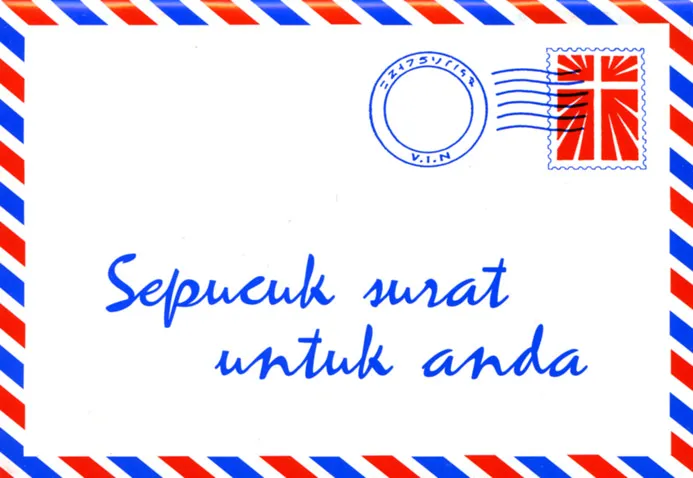 Indonesisch, Ein Brief für dich