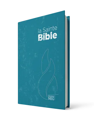 Segond NEG Bibel kompakt, französisch - bedrucktes Hardcover in Pazifikblau