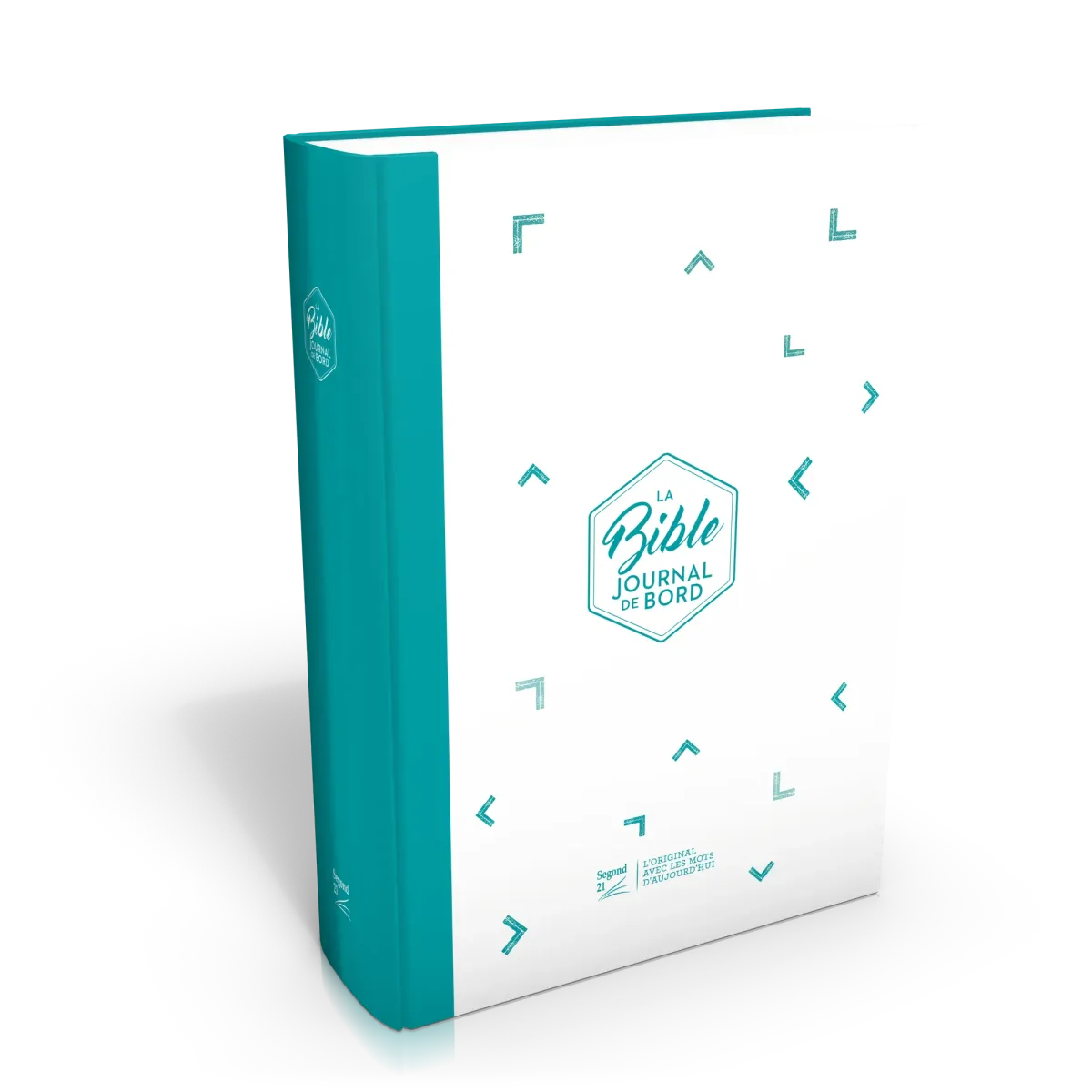 Segond 21 Bibel, Tagebuch, französisch - blau illustriertes Hardcover