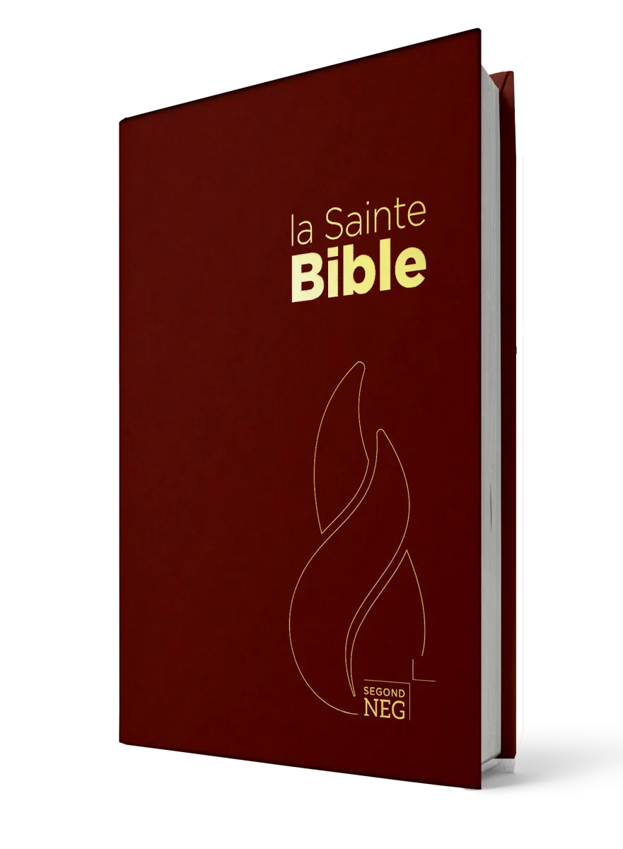 Bible Segond NEG, compacte, grenat - couverture  rigide