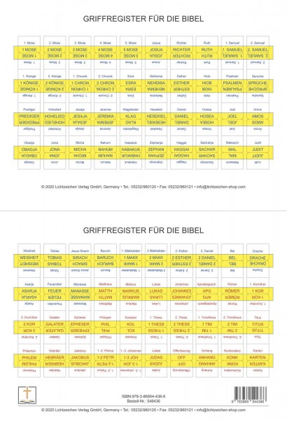 Bibel-Griffregister Grossdruck