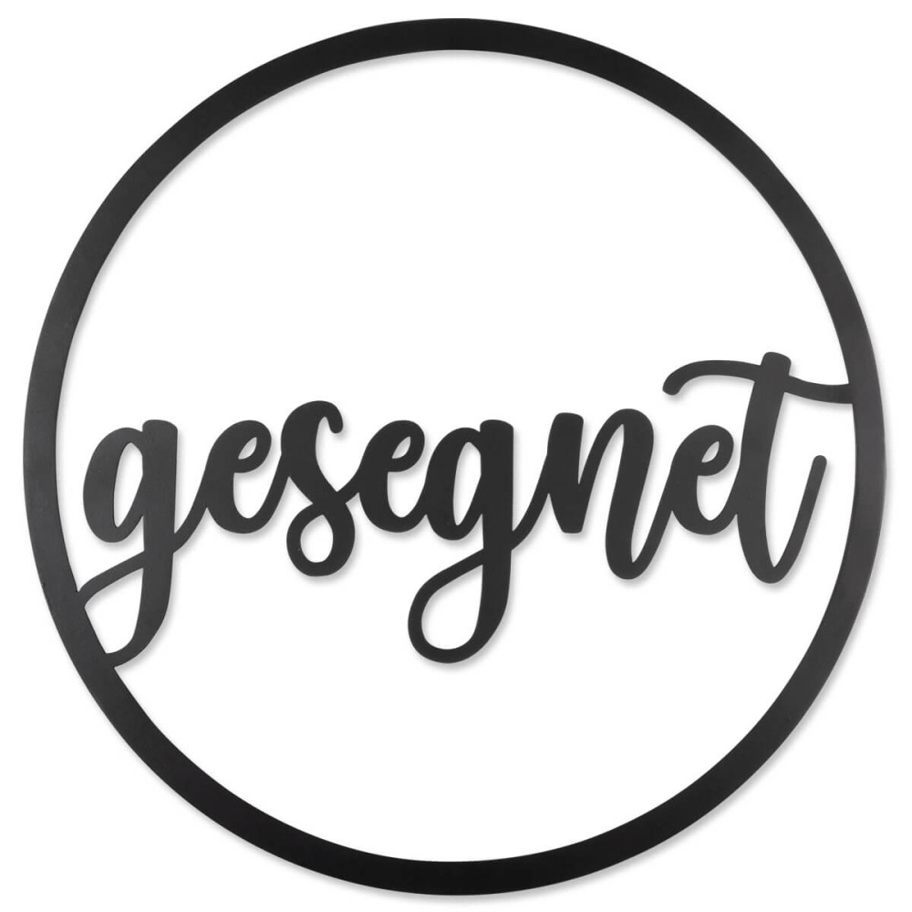 Gesegnet - Wanddeko