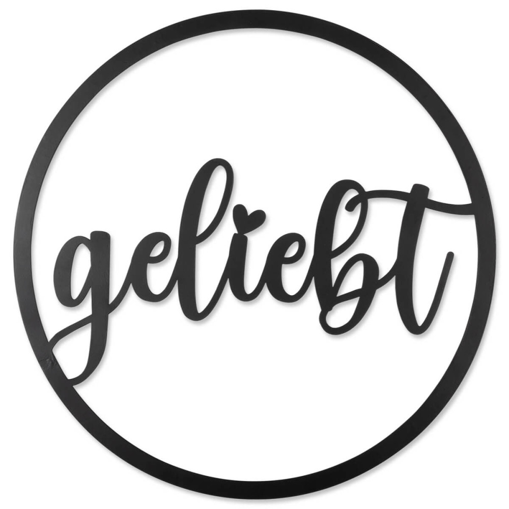 Geliebt - Wanddeko