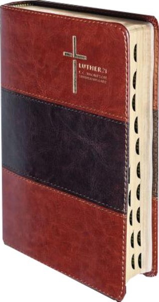Luther21 - F.C. Thompson Studienausgabe - Standard - Kunstleder braun zweifarbig