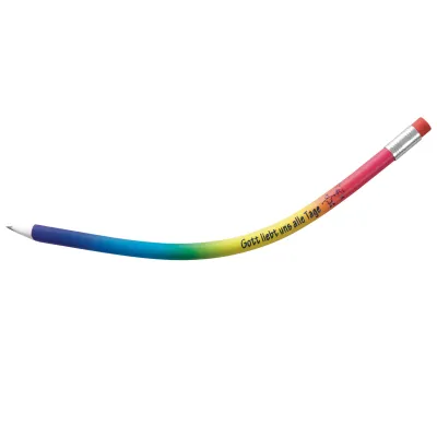 Gott liebt uns alle Tage - Bleistift flexibel (Regenbogen)