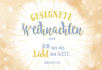 Minikarten Weihnachten  - Set mit 4 verschiedenen Motiven à je 2 Stück