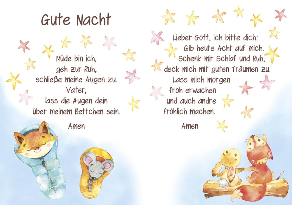 Grußheft Kindergebete - Gott hat mich lieb!