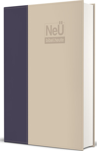 NeÜ bibel. heute Standardausgabe - Zweifarbiges Kunstleder Lila/Beige