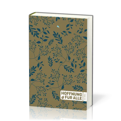 Hoffnung für alle. Die Bibel. - "Golden Leaves / Blue Edition"