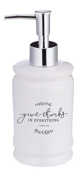 Give thanks in everything - 1 Thess5:18 - Soap dispenser - Seifenspender