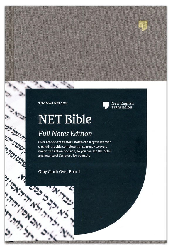 Englisch, Bibel NET, kartonniert/Stoff, grau