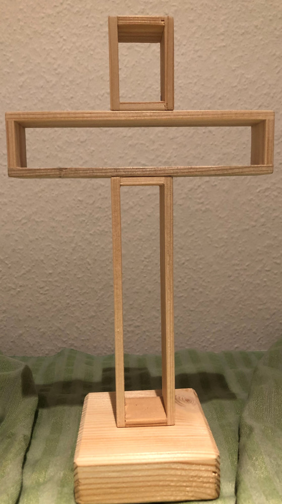 Holzkreuz - upcycled art