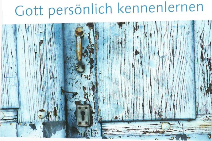 Gott persönlich kennenlernen - Ersatzprodukt: Gott kennenlernen Artikel-Nr. CFC251049