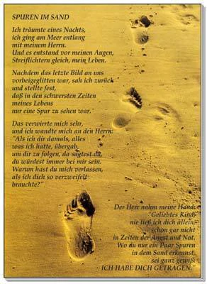 Spuren im Sand 12 Postkarten - SET