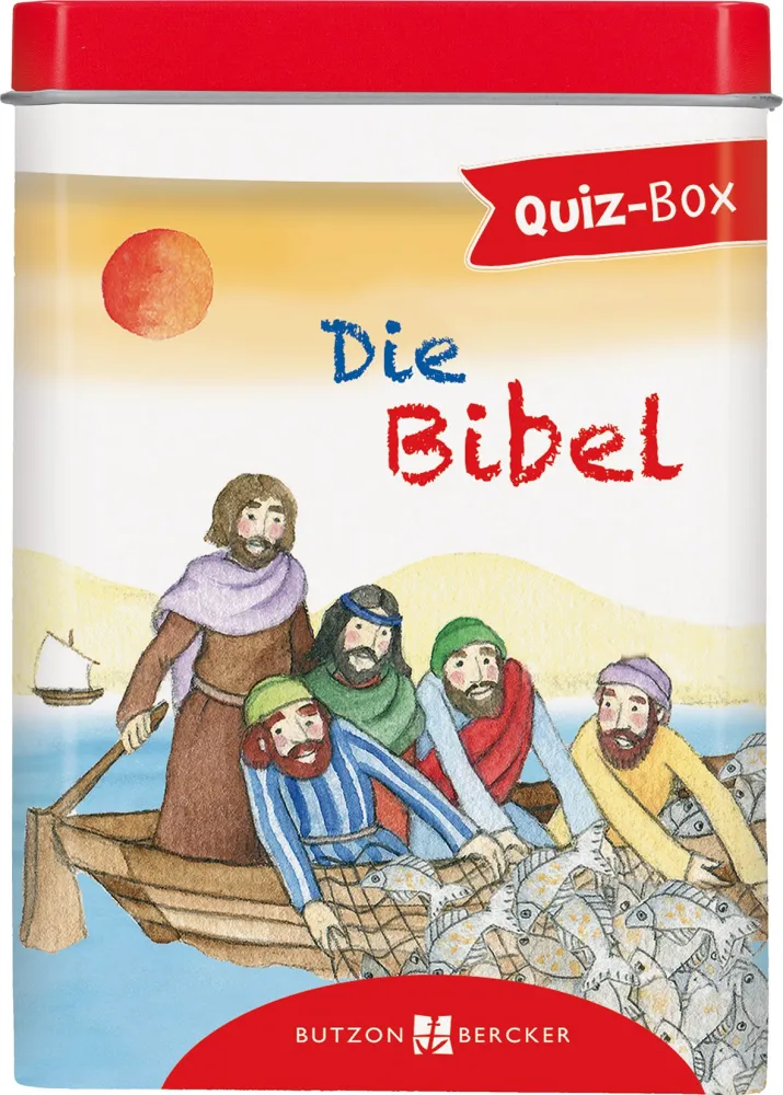 Quiz - Box die Bibel - Rätselspass zur Bibel - 48 Karten in Metallbox
