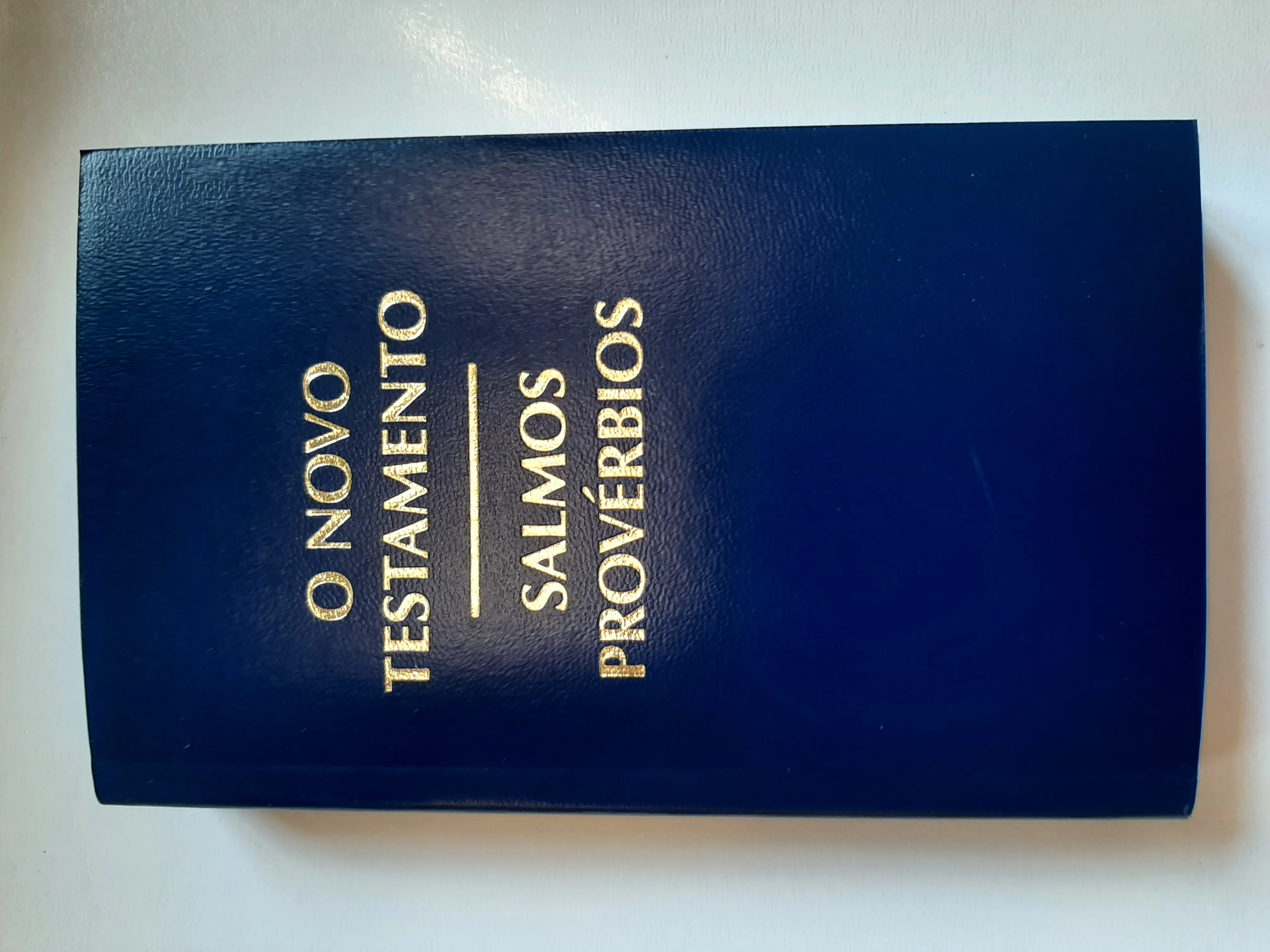 Portugiesisch, Neues Testament Almeida Korrigiert Fiel, mit Psalmen & Sprüche, broschiert, blau -...