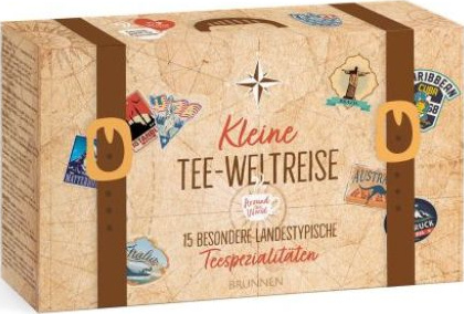 Kleine Tee-Weltreise (15 Teebeutel) - 15 besondere landestypische Teespezialitäten