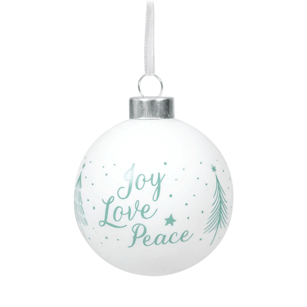 Joy - Love - Peace - Christbaumkugel