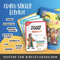 Das Bibelstickeralbum Starter-Set inkl. 16 Stickerbilder - BIBENTA