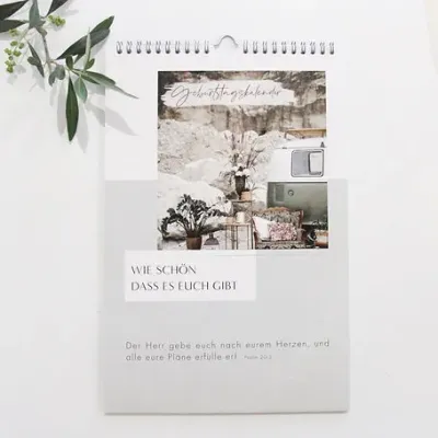 Geburtstagskalender - Wie schön, dass es euch gibt